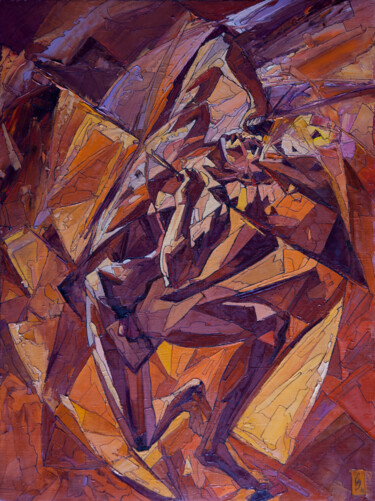 Painting titled "Prometheus" by Sergey Sovkov, Original Artwork