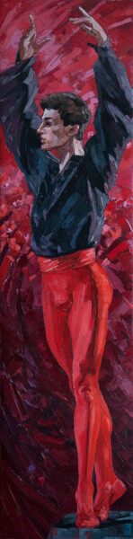 Malerei mit dem Titel "Ballet dancer" von Sergey Sovkov, Original-Kunstwerk, Öl