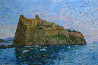 Painting titled "Aragonese Castle. I…" by Sergey Sovkov, Original Artwork
