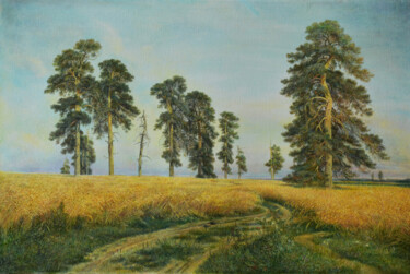 Painting titled "RYE" by Sergey Suslov, Original Artwork, Oil