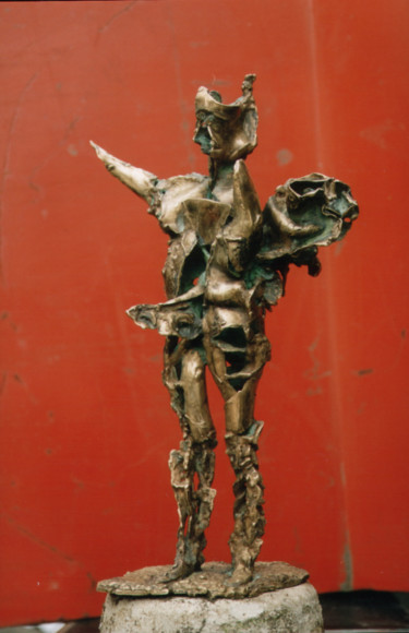 Скульптура под названием "Last Centurion" - Sergey Uvarov, Подлинное произведение искусства, Металлы