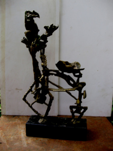Скульптура под названием "Centaur" - Sergey Uvarov, Подлинное произведение искусства, Металлы