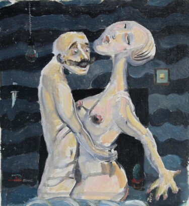 Malerei mit dem Titel "Masterpiece by S.Ve…" von Sergey Veda, Original-Kunstwerk, Öl