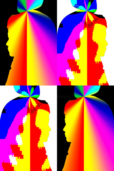Arts numériques intitulée "Three-dimensional O…" par Sergio Benetti, Œuvre d'art originale, Photo montage