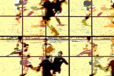 Grafika cyfrowa / sztuka generowana cyfrowo zatytułowany „Ball in Goal 25” autorstwa Sergio Benetti, Oryginalna praca, Fotom…