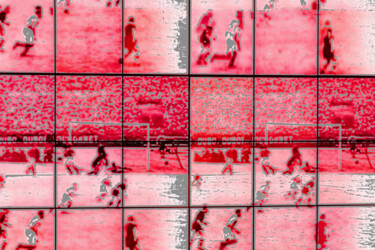 Цифровое искусство под названием "Ball in Goal 28" - Sergio Benetti, Подлинное произведение искусства, Фотомонтаж