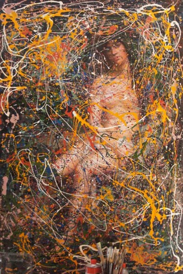 Pittura intitolato "stupri" da Sergio Carcereri, Opera d'arte originale, Olio