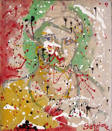 Pittura intitolato "SerMatisse" da Sergio Carcereri, Opera d'arte originale, Olio Montato su Telaio per barella in legno