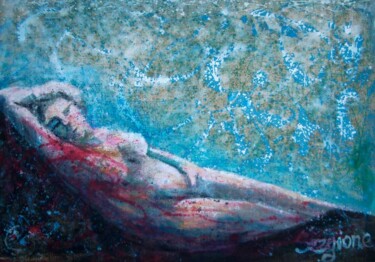 Pittura intitolato "NUDO GRANDE" da Sergio Carcereri, Opera d'arte originale, Olio