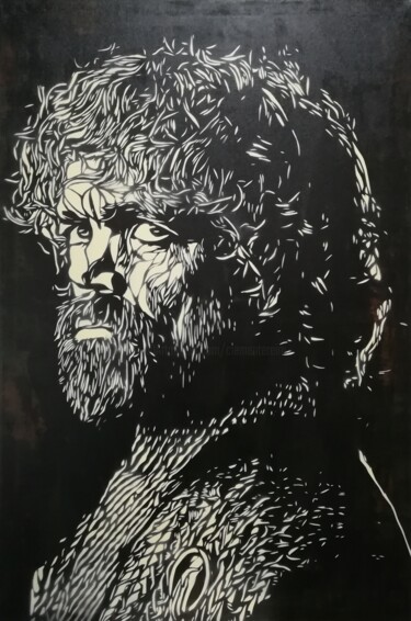 Painting titled "Tyrion Lannister" by Sérgio Clemente, Original Artwork, Acrylic