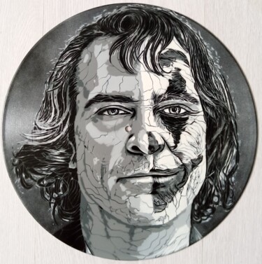 "Joker Joaquin Phoen…" başlıklı Tablo Sérgio Clemente tarafından, Orijinal sanat, Sprey boya