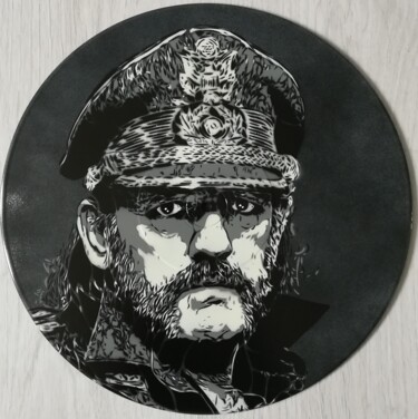 Картина под названием "Lemmy" - Sérgio Clemente, Подлинное произведение искусства, Акрил