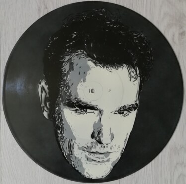 Painting titled "Morrissey from The…" by Sérgio Clemente, Original Artwork, Acrylic