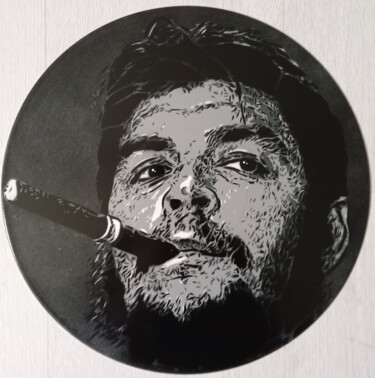 Ζωγραφική με τίτλο "Che Guevara" από Sérgio Clemente, Αυθεντικά έργα τέχνης, Ακρυλικό