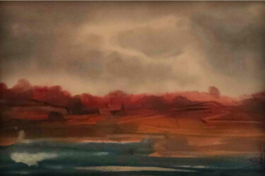 Pintura titulada "WATERCOLOUR/4" por Sergio David, Obra de arte original, Acuarela Montado en Bastidor de camilla de madera
