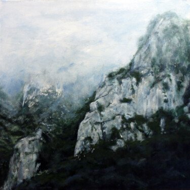 Painting titled "Picos de Europa." by Sergio Decoster, Original Artwork, Oil