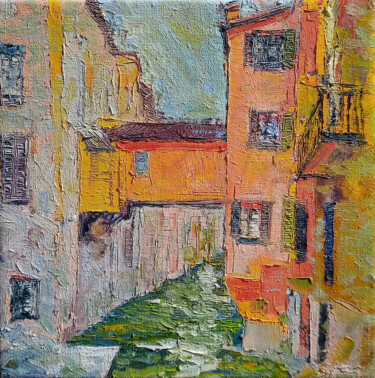 Painting titled "segredo" by Sergio Kovalov, Original Artwork, Oil