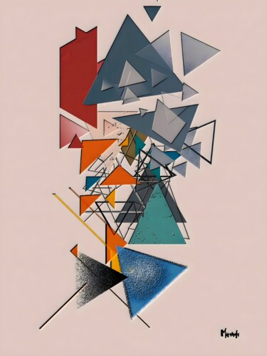 Grafika cyfrowa / sztuka generowana cyfrowo zatytułowany „"Explosão de Cores…” autorstwa Sérgio Miranda, Oryginalna praca, K…