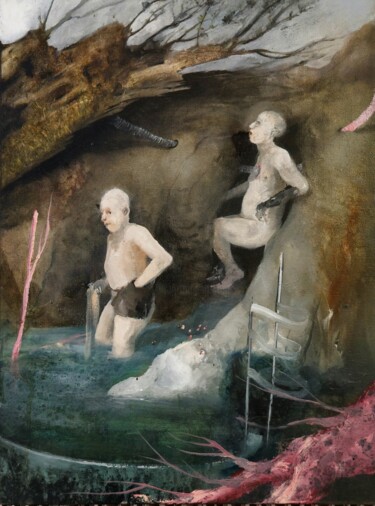 Pittura intitolato "Le semeur" da Sergio Padovani, Opera d'arte originale, Olio