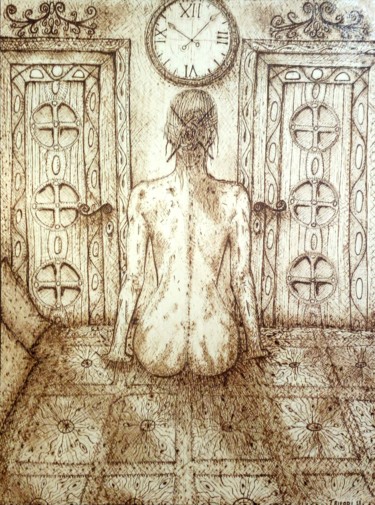 Desenho intitulada "La scelta" por Sergio Tripodi, Obras de arte originais, Gravação