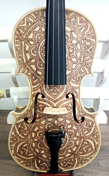 Desenho intitulada "Ishtar - Violino" por Sergio Tripodi, Obras de arte originais, Gravação