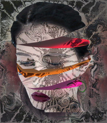 Digital Arts titled "Slice Head" by Sergio, Original Artwork, 2D Digital Work