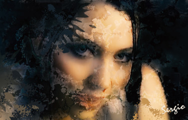 Digital Arts titled "Amy Lee" by Sergio, Original Artwork, Digital Painting