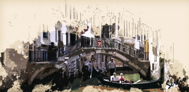 Digitale Kunst getiteld "Venise" door Sergio, Origineel Kunstwerk, Digitaal Schilderwerk