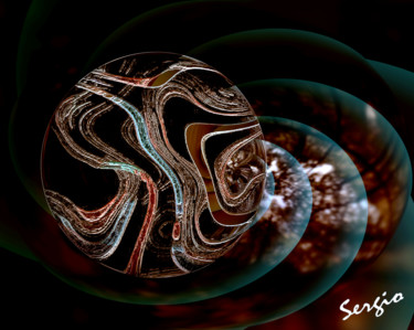 Digital Arts titled "Mouvance6" by Sergio, Original Artwork, Digital Painting