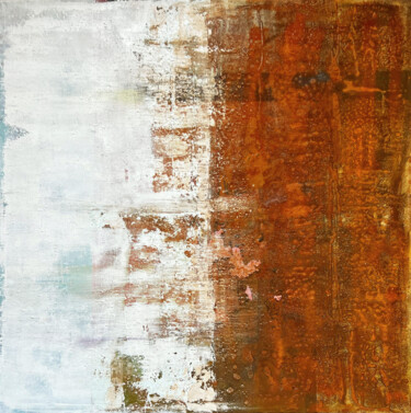 Pittura intitolato "Contrastes Temporels" da Sergio Aranda, Opera d'arte originale, Acrilico Montato su Telaio per barella i…