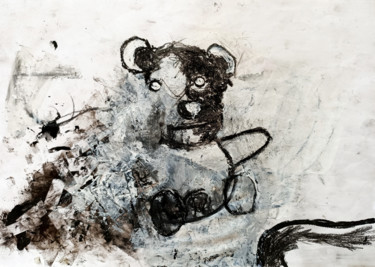 Disegno intitolato "Inside-Baby Bear" da Sergio Occhipinti, Opera d'arte originale, Acrilico