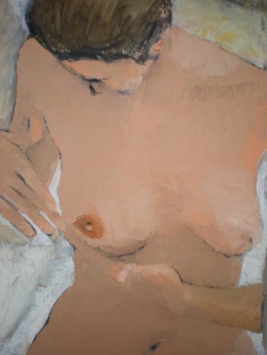Peinture intitulée "Nudo di donna" par Sergio Giardina, Œuvre d'art originale