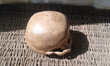 Sculpture titled "skull" by Ujvarosi, Original Artwork