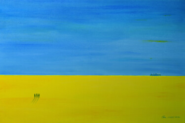Картина под названием "А в чистом поле три…" - Sergiy Totuha (Totuha), Подлинное произведение искусства, Масло