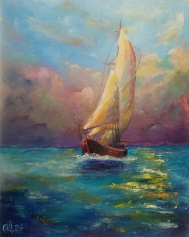 Pintura intitulada "Original painting "…" por Sergiy Tsymbalov, Obras de arte originais, Óleo