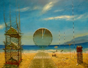 Zero Time Painting titled "Zero Time" by Serg Roy, Original Art, Oil