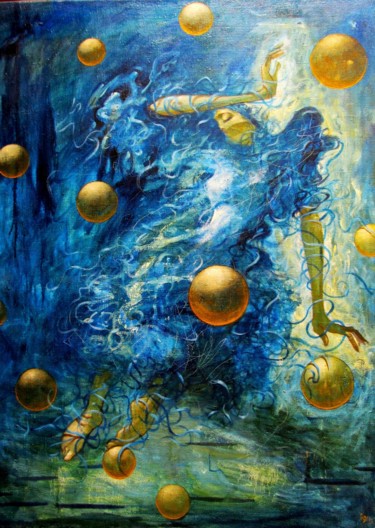 Pittura intitolato "IN FINDING FOR GRAV…" da Serg  Roy, Opera d'arte originale, Olio