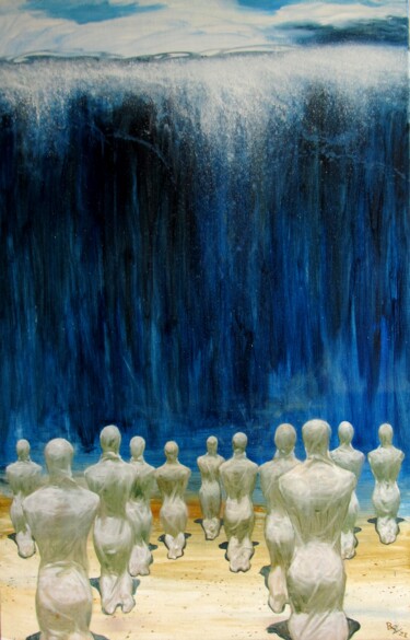 Peinture intitulée "CONCENTRATION" par Serg  Roy, Œuvre d'art originale, Huile