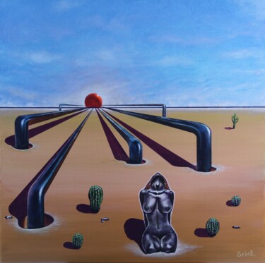 Pintura titulada "Loading" por Serguei Borodouline, Obra de arte original, Acrílico