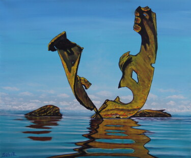 Malerei mit dem Titel "Remember Me" von Serguei Borodouline, Original-Kunstwerk, Acryl