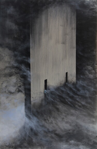 Картина под названием "Monolith" - Serguei Borodouline, Подлинное произведение искусства, Акрил