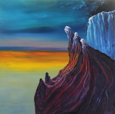 Painting titled "Hyperborea" by Serguei Borodouline, Original Artwork, Oil