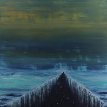 Картина под названием "Chasm" - Serguei Borodouline, Подлинное произведение искусства, Масло