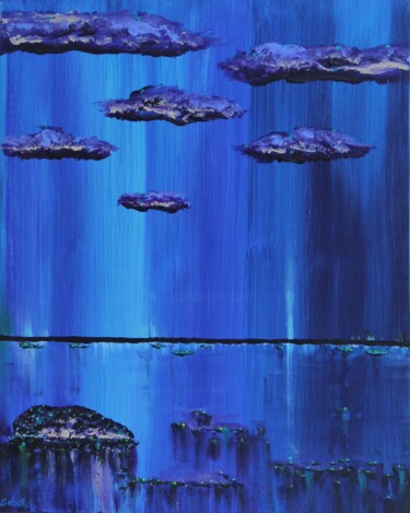 Картина под названием "Aberration" - Serguei Borodouline, Подлинное произведение искусства, Акрил