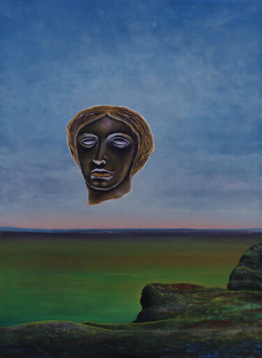 Malerei mit dem Titel "Andromeda" von Serguei Borodouline, Original-Kunstwerk, Öl