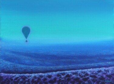 Malerei mit dem Titel "Baloon-I" von Serguei Borodouline, Original-Kunstwerk, Acryl