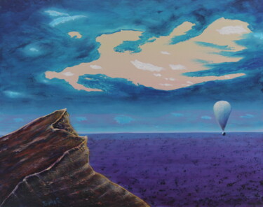 Pintura intitulada "Baloon series-2" por Serguei Borodouline, Obras de arte originais, Acrílico