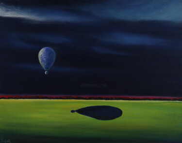 Painting titled "Baloon series-4" by Serguei Borodouline, Original Artwork, Oil