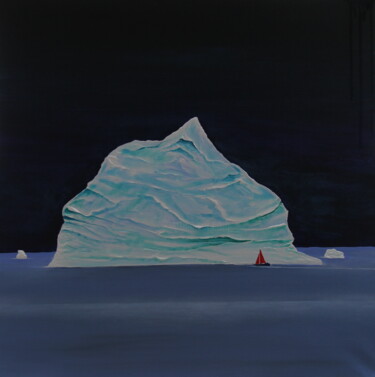 Peinture intitulée "Cold" par Serguei Borodouline, Œuvre d'art originale, Acrylique