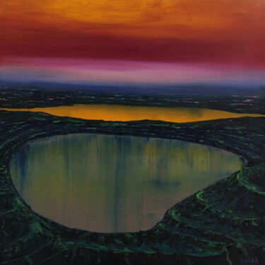 Malerei mit dem Titel "Desolation" von Serguei Borodouline, Original-Kunstwerk, Öl